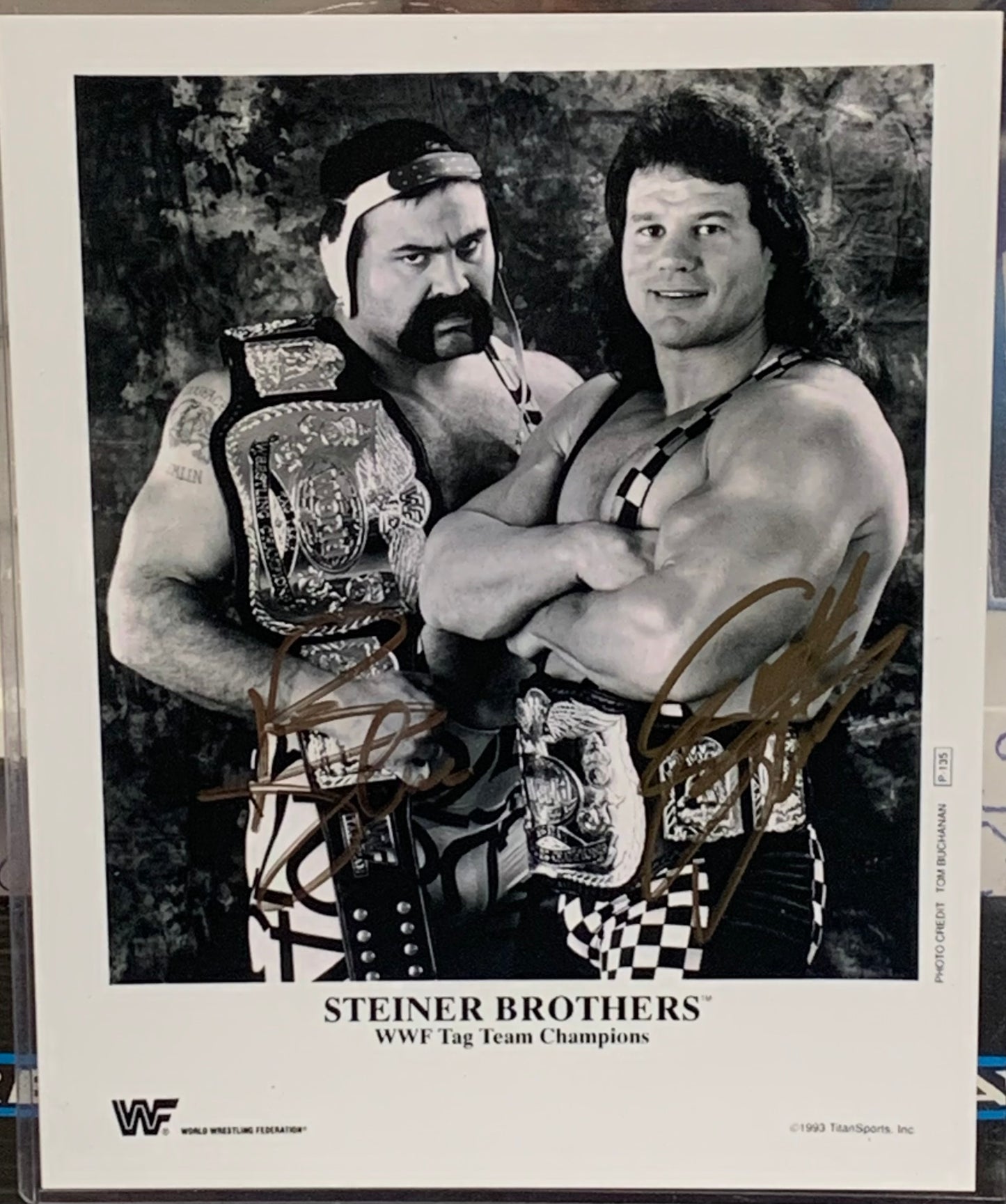 Steiner Brothers (Rick & Scott Steiner) Signed Classic Photo COA