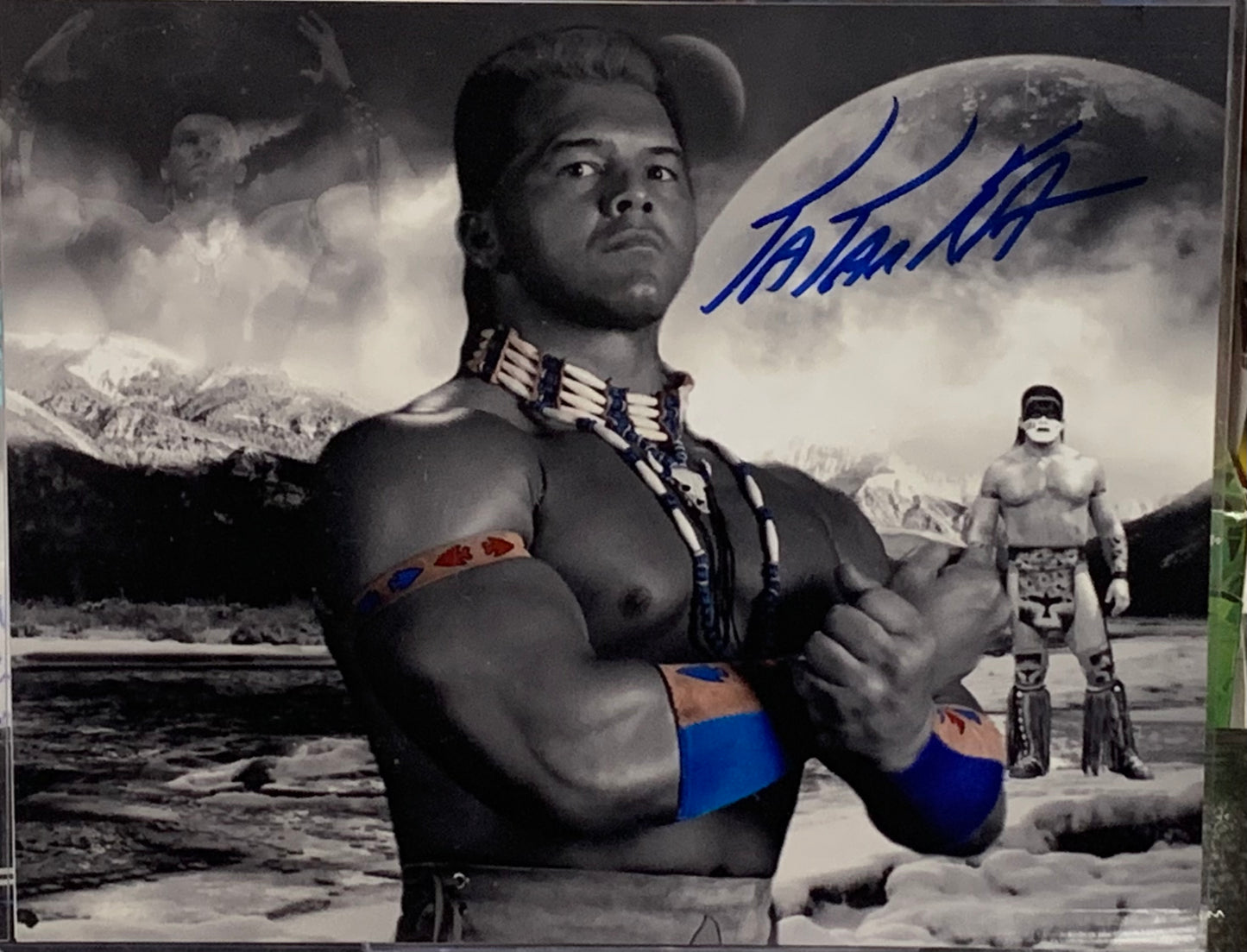 Tatanka Signed 8x10 Color Photo (Comes w/COA)