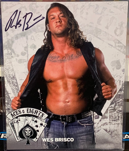 Wes Brisco Signed 8x10 Color Photo