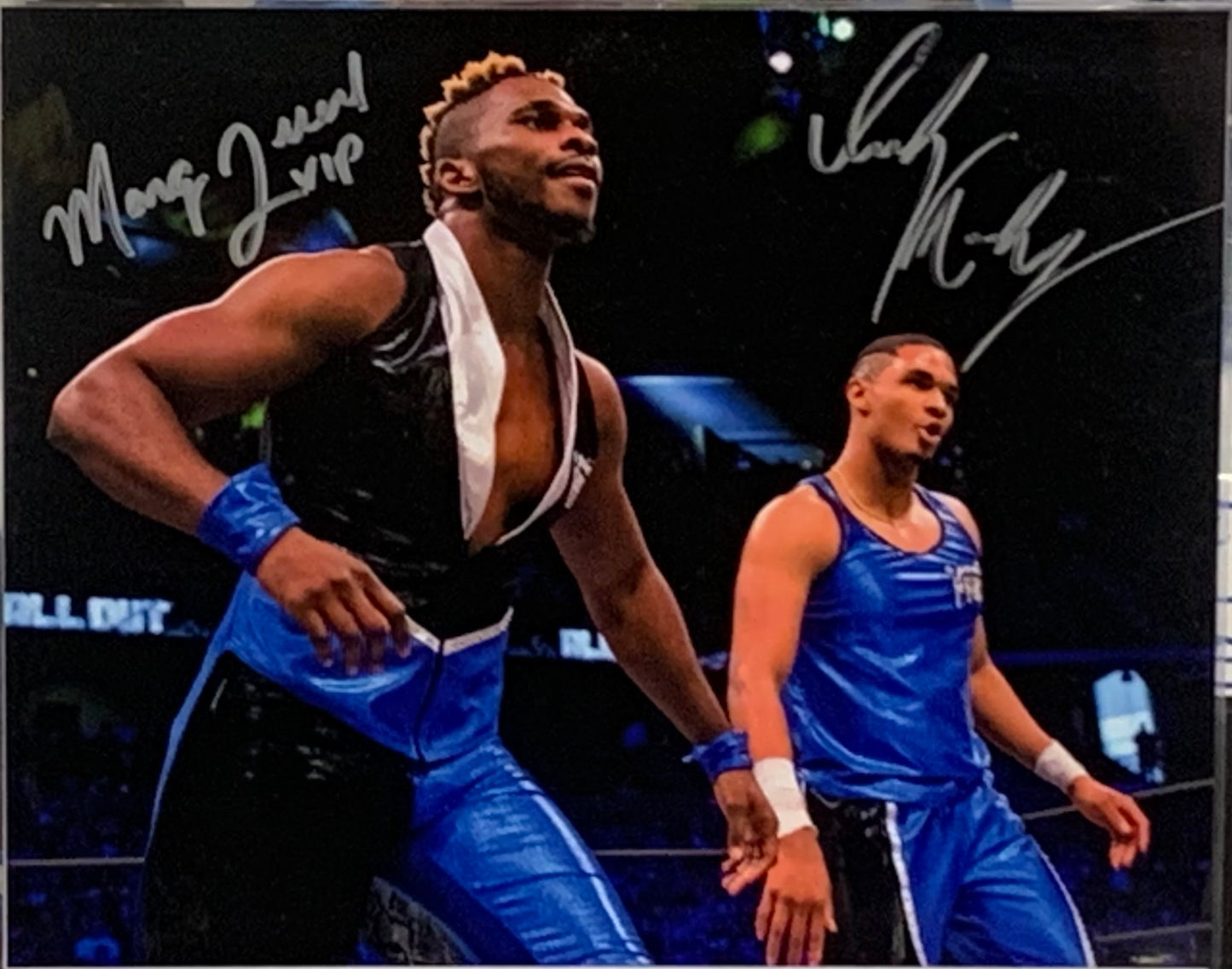 Private Party AEW (Isiah Kassidy & Marq Quen) Signed 8x10 Color Photo (Comes w/COA)
