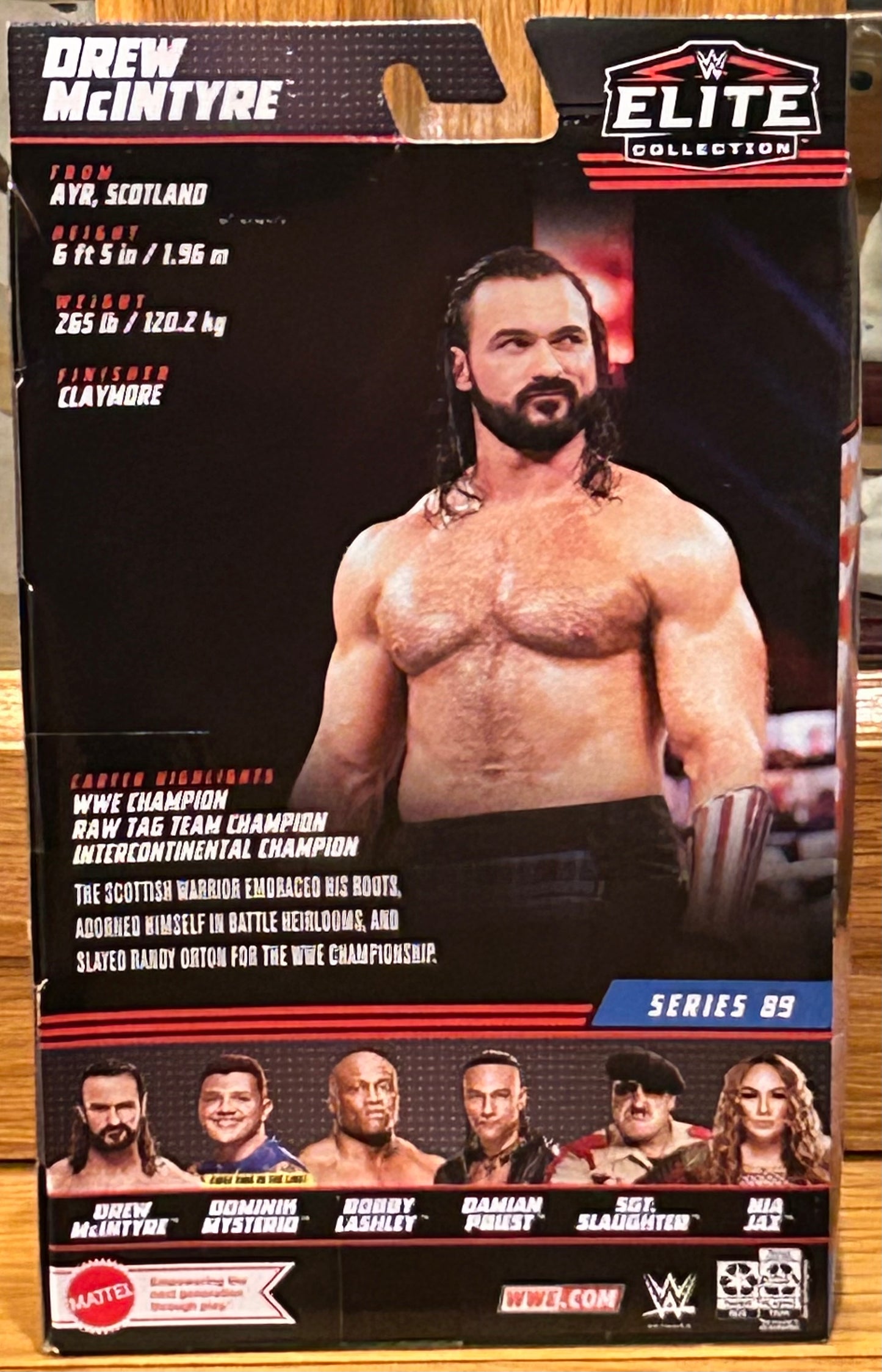 Drew McIntyre WWE Mattel Elite Series 89 Action Figure (Brand New, Sealed)