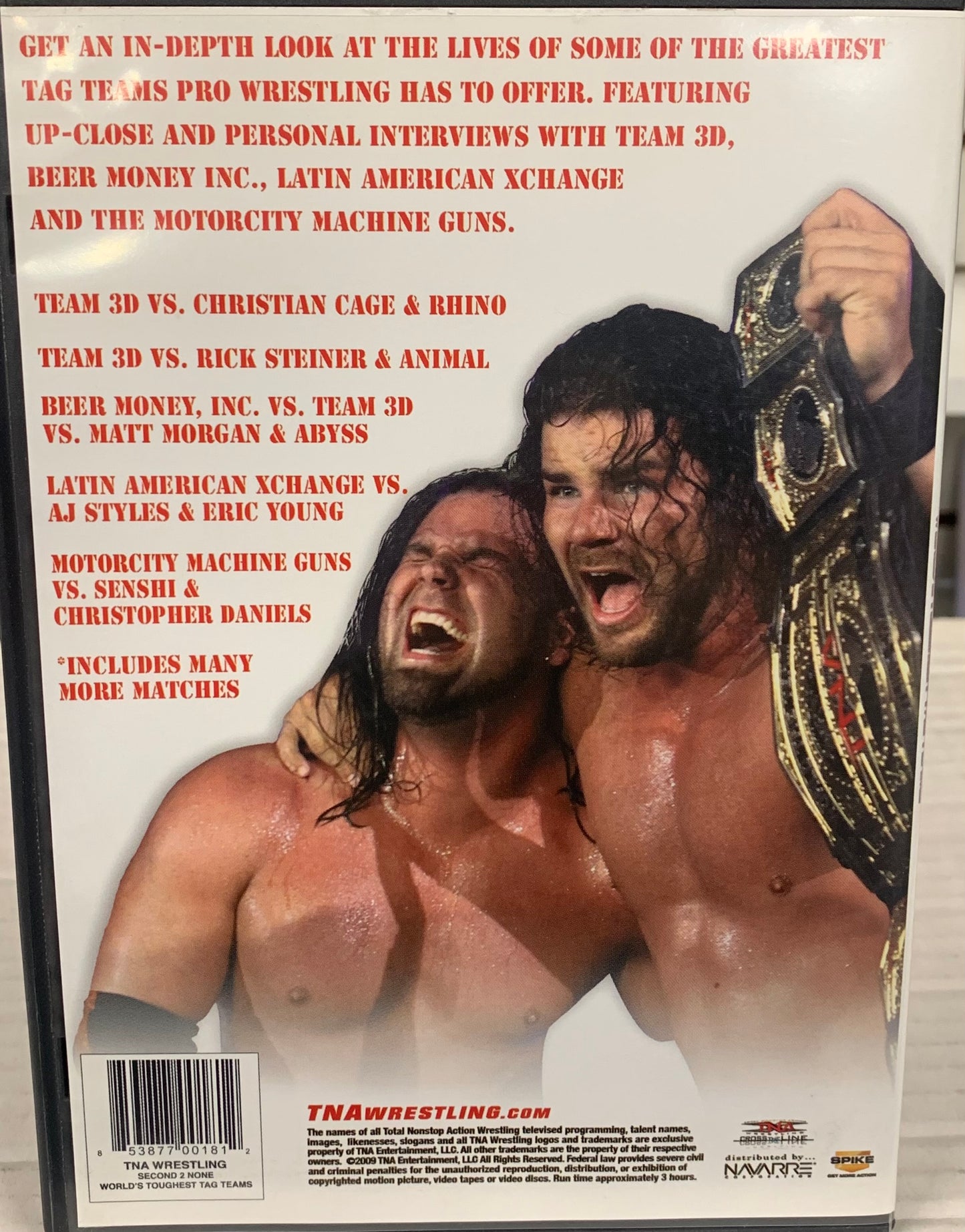 TNA DVD “Second 2 None, World’s Toughest Tag Teams” (2-Disc Set)