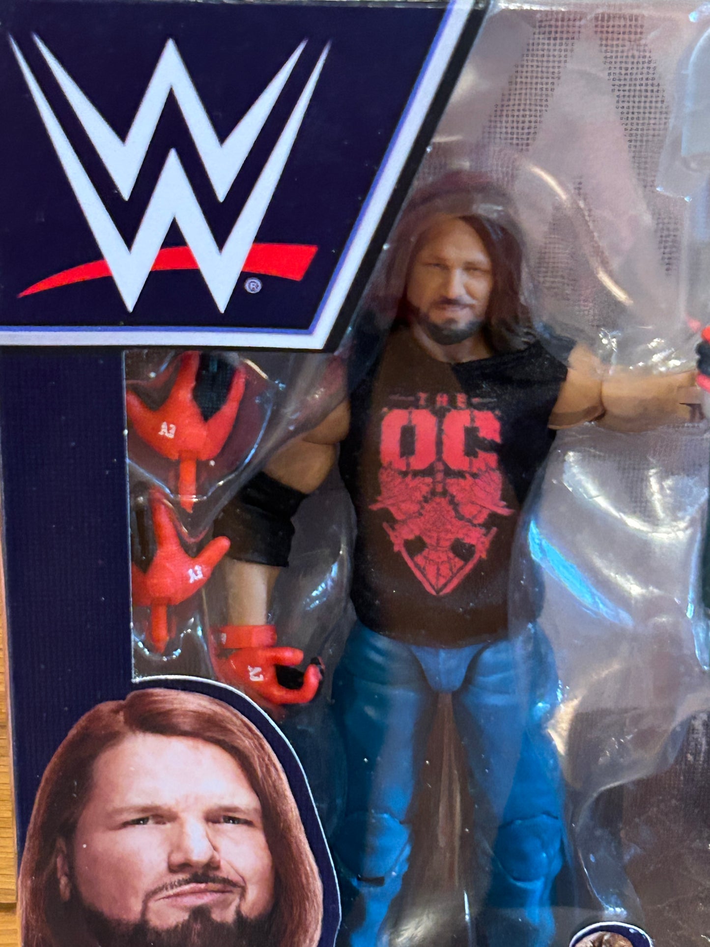 AJ Styles WWE Mattel Wrestlemania Elite Action Figure (No BAF Vince McMahon)