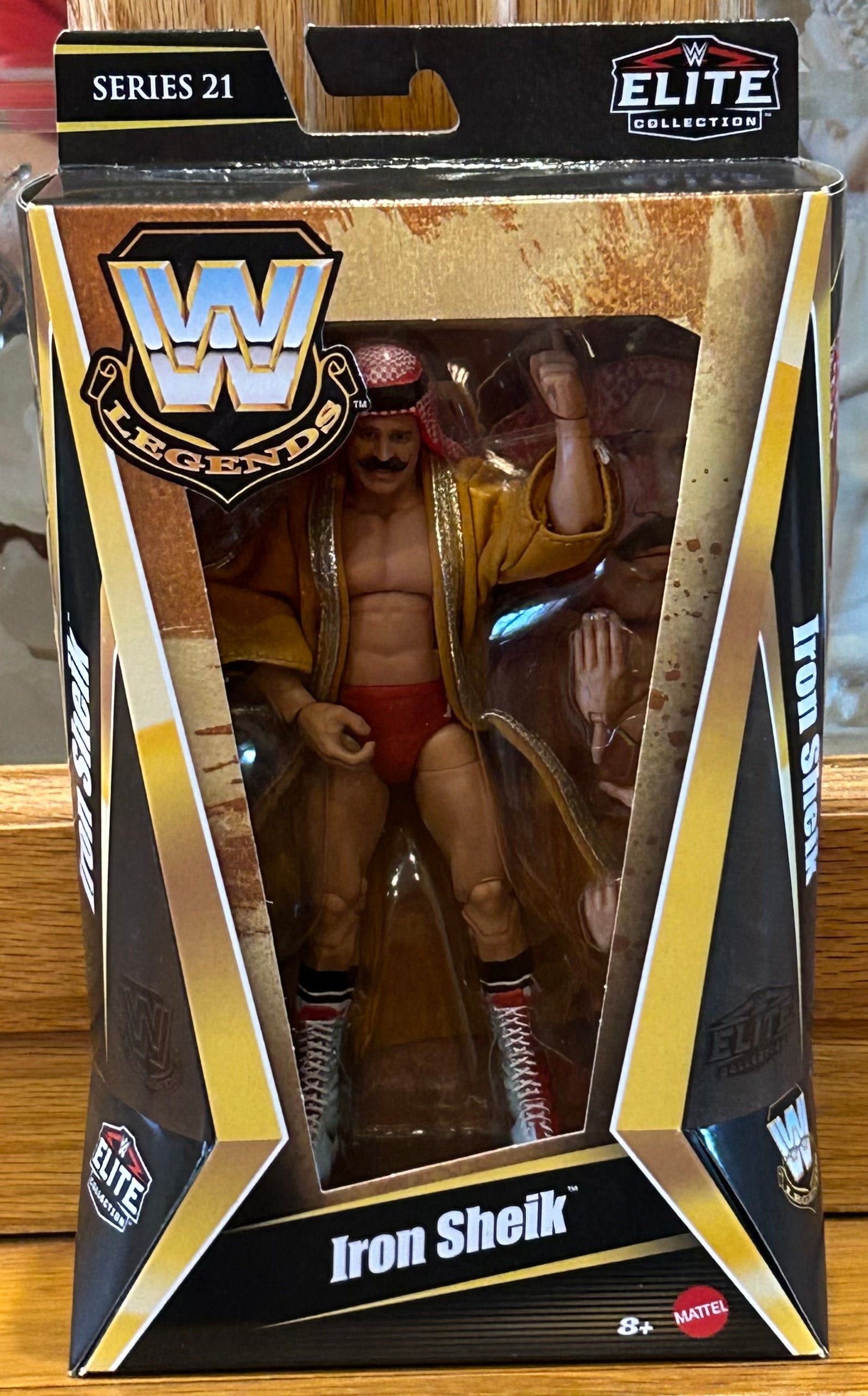 The Iron Sheik WWE Mattel Legends Series 21 Action Figure (Sealed