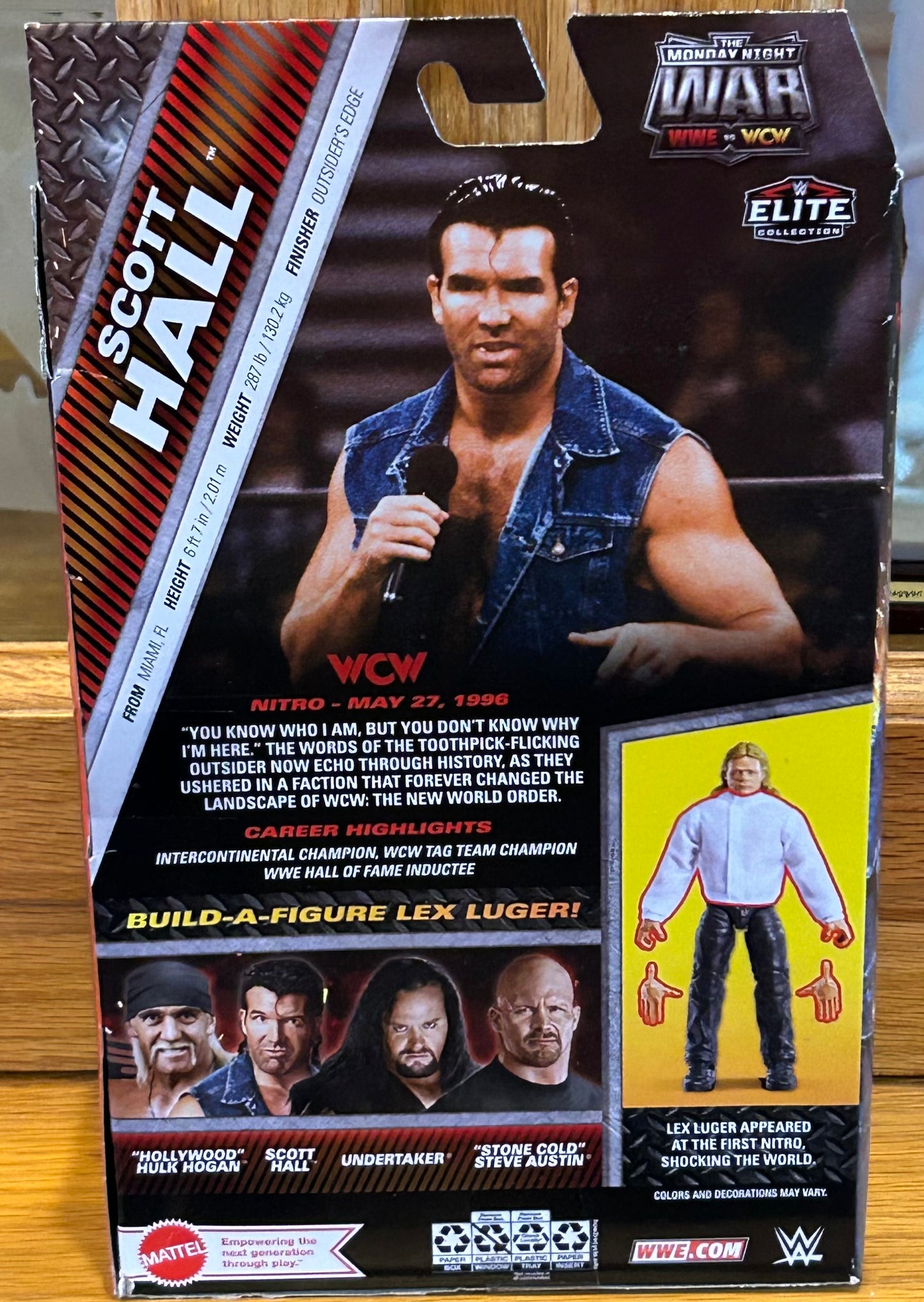 * Scott Hall WWE Mattel “Monday Night War” Elite Action Figure (BAF Lex Luger)