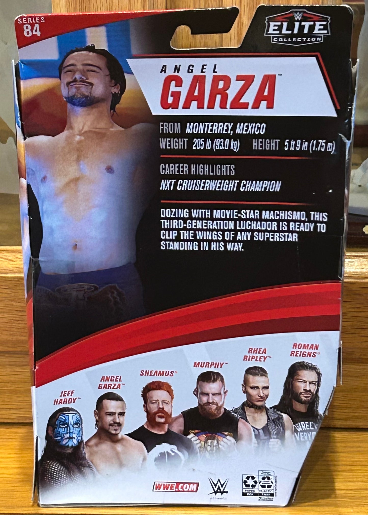 * Angel Garza WWE Mattel Elite Series 84 Action Figure (Sealed, Never Opened)