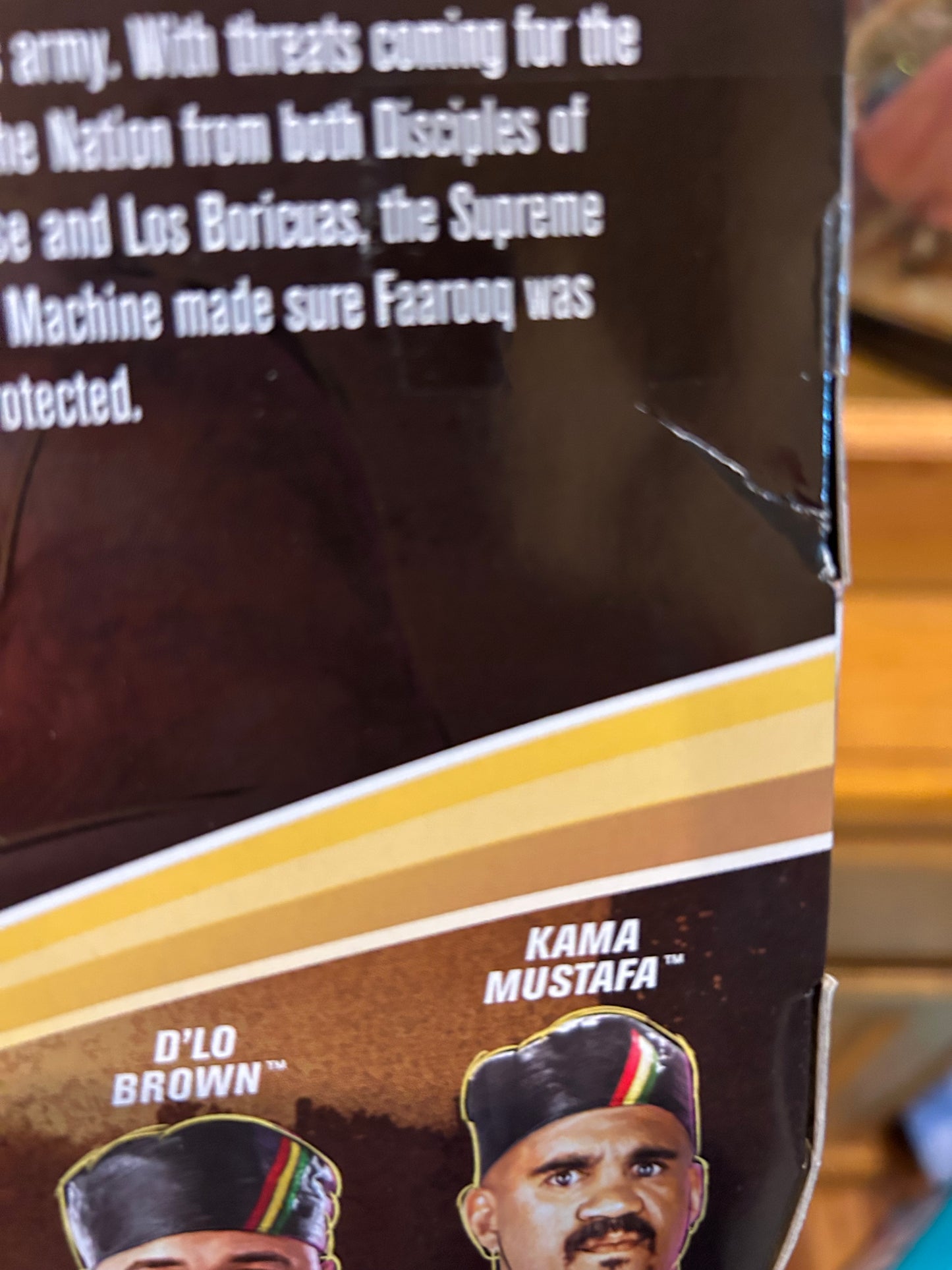 * Kama Mustafa WWE Mattel Legends Series 19 Elite Action Figure (Sealed, Never Opened)