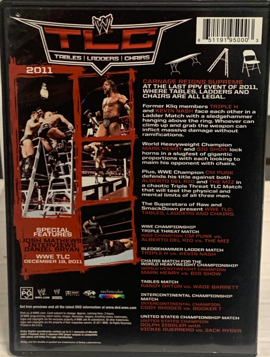 Poster Tlc Card Wwe TLC Signed 11x14 Poster Kevin Owens Paul