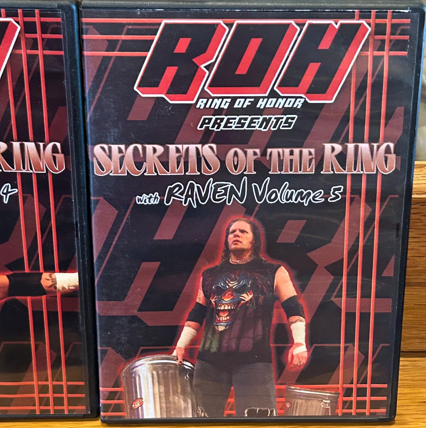 * ROH Presents “Secret of The Ring” with Raven Volume 1-5 DVD’s (Complete Set)