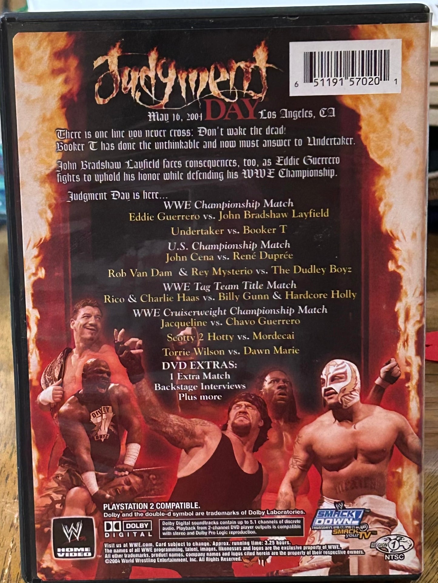 * WWE Judgement Day 2004 DVD (Undertaker, Eddie Guerrero, Mysterio & so much more)