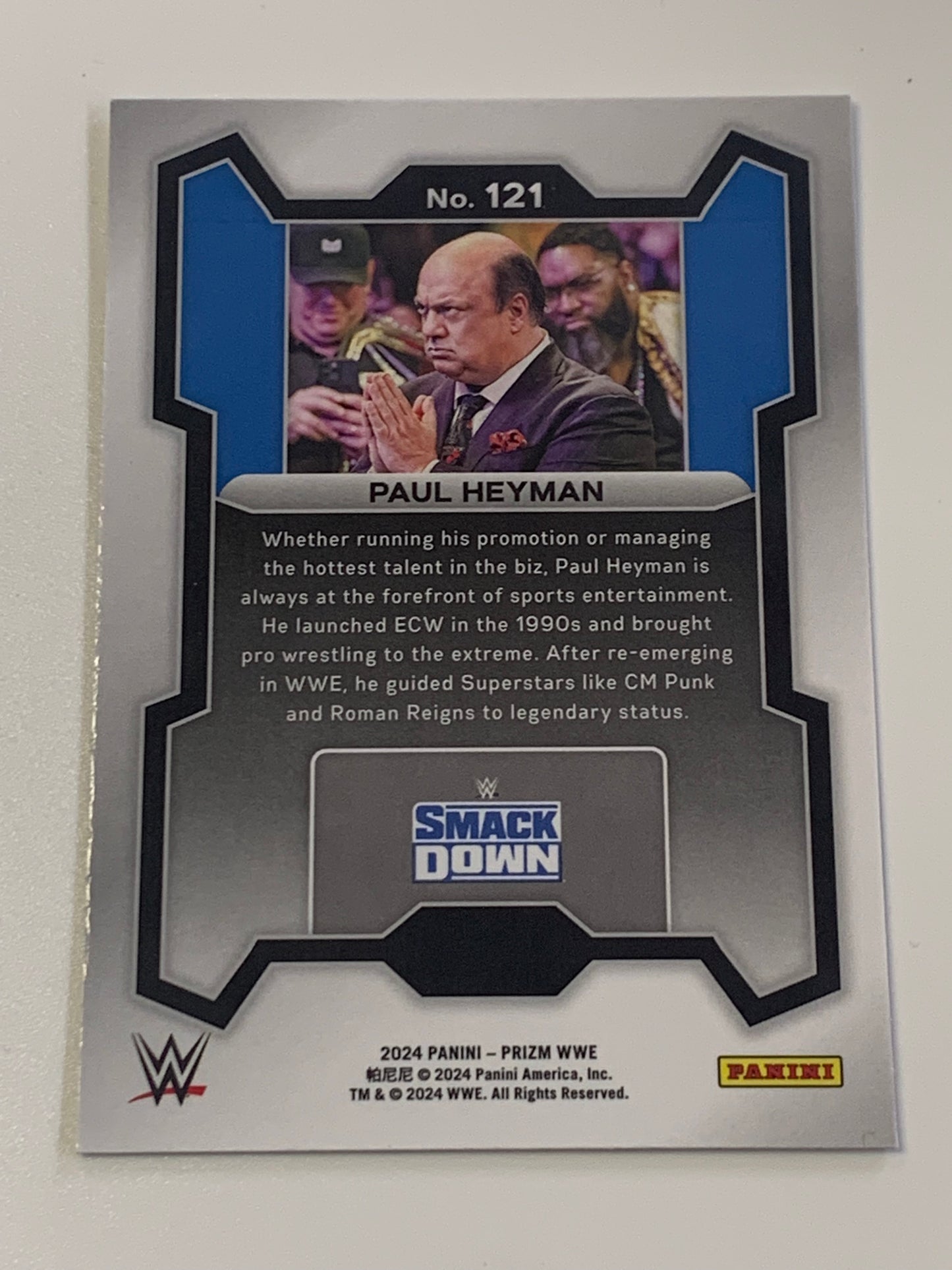 Paul Heyman 2024 WWE Panini Prizm