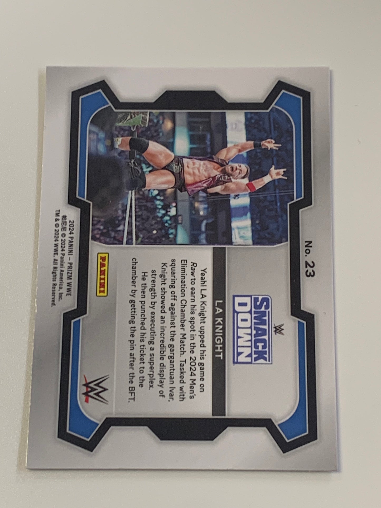 LA Knight 2024 WWE Panini Prizm Card