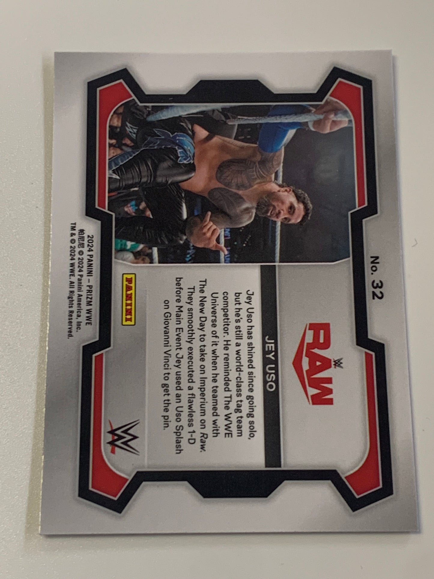 Jey Uso 2024 WWE Panini Prizm Card!!!