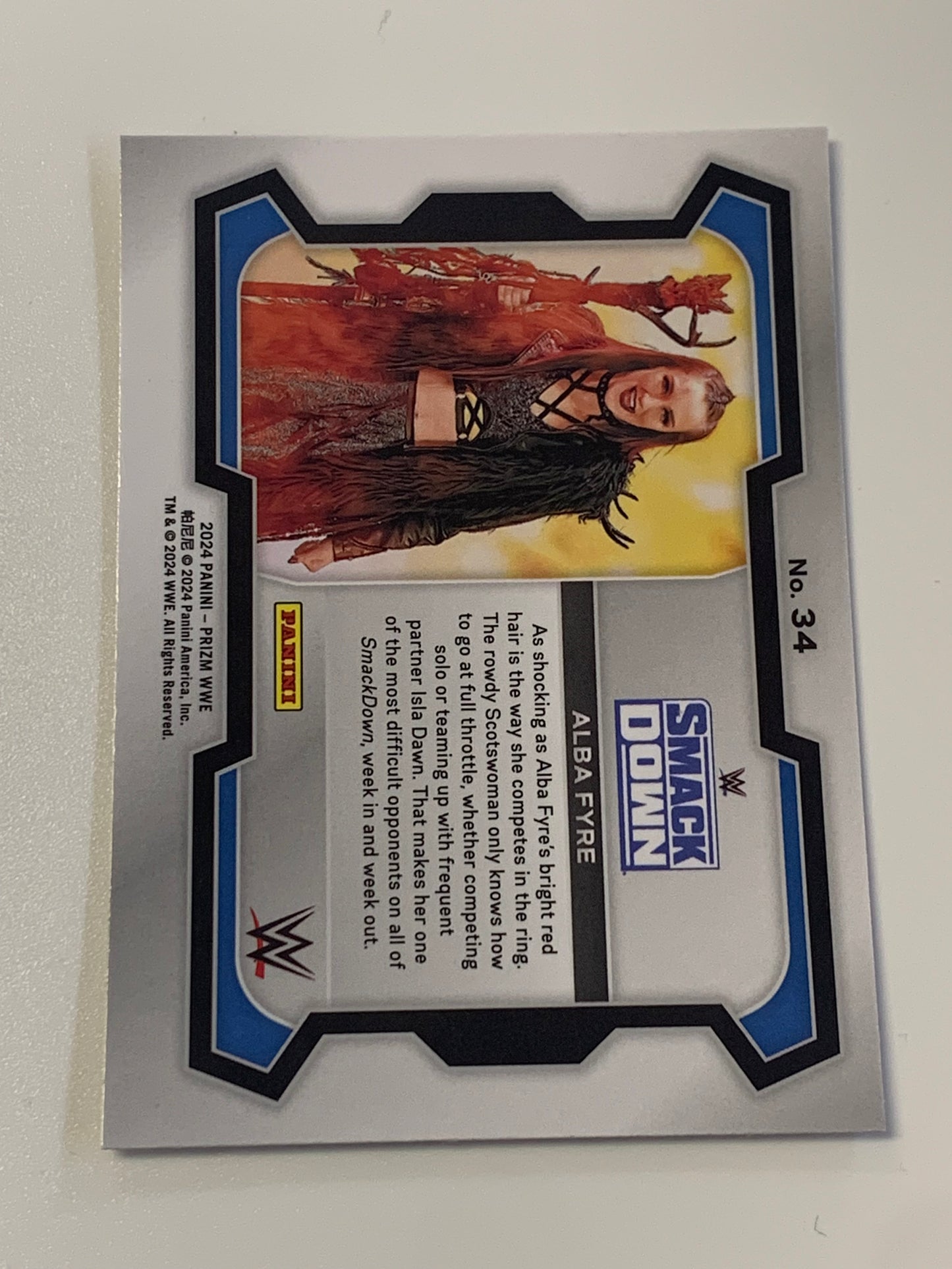 Alba Fyre 2024 WWE Panini Prizm Card