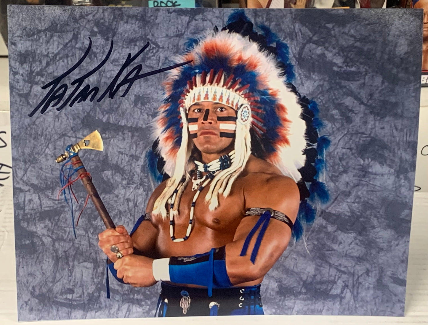 Tatanka Signed 8x10 Color Photo (Comes w/COA)
