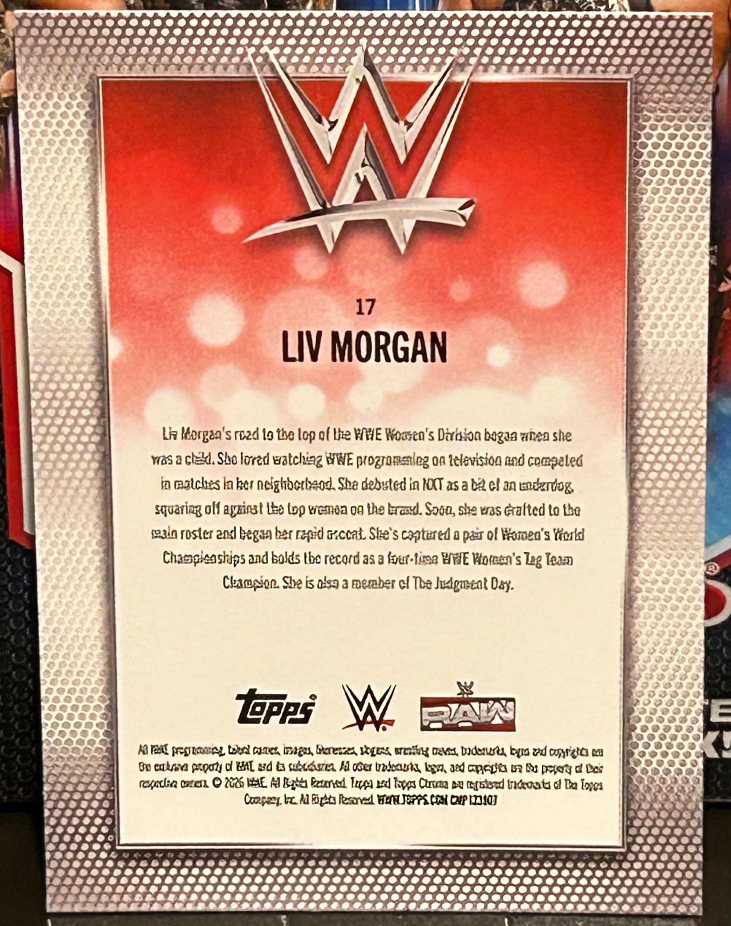 + Liv Morgan 2026 WWE Topps Chrome BUY BACK Card