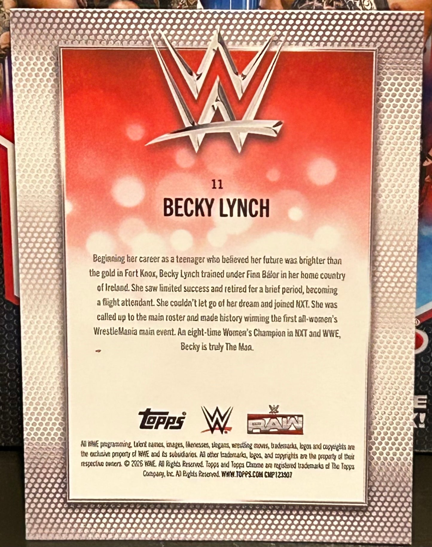 + Becky Lynch 2026 WWE Topps Chrome Card