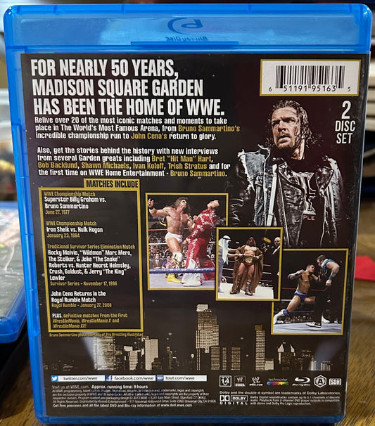 * The Best of WWE at Madison Square Garden Blu-ray (2-Disc Set) Hard To Find