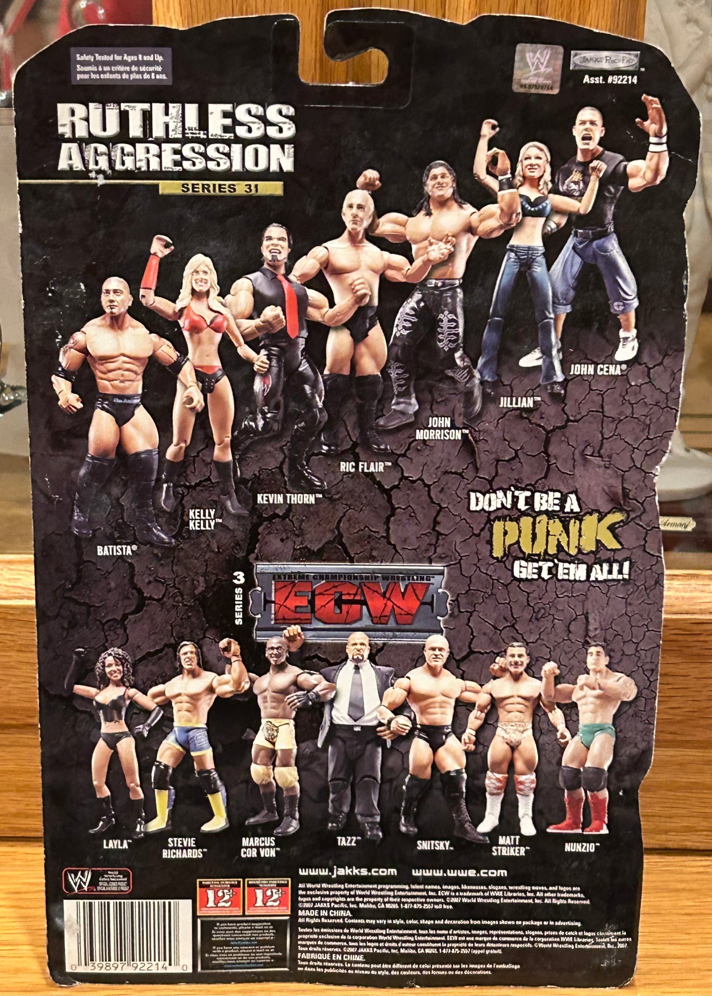 Jillian Hall WWE Jakks Ruthless Aggression Series 31 Action Figure (Sealed, Never Opened)