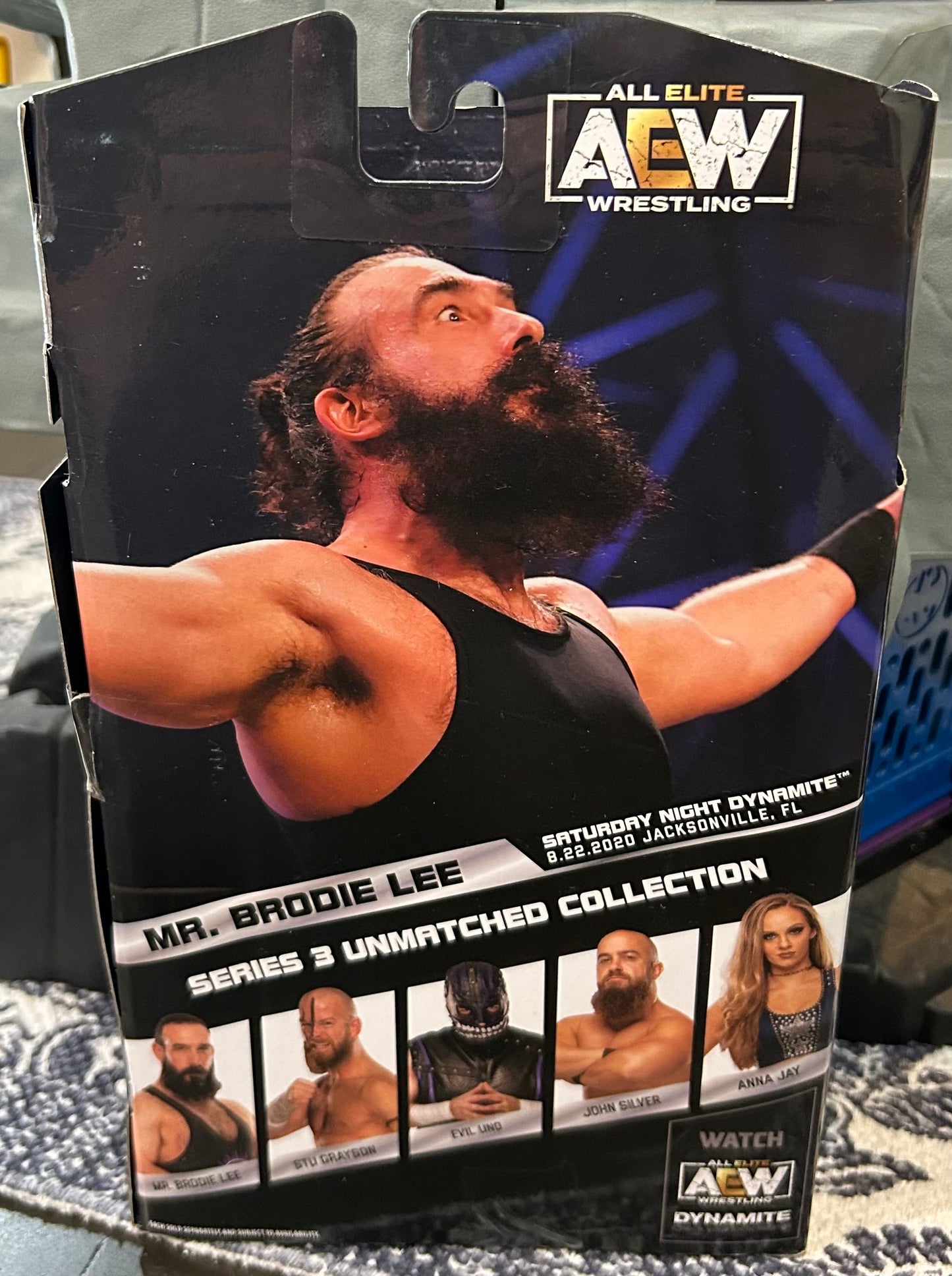 + Brodie Lee AEW Unmatched Collection Series 3 Action Figure (Sealed, Never Opened)