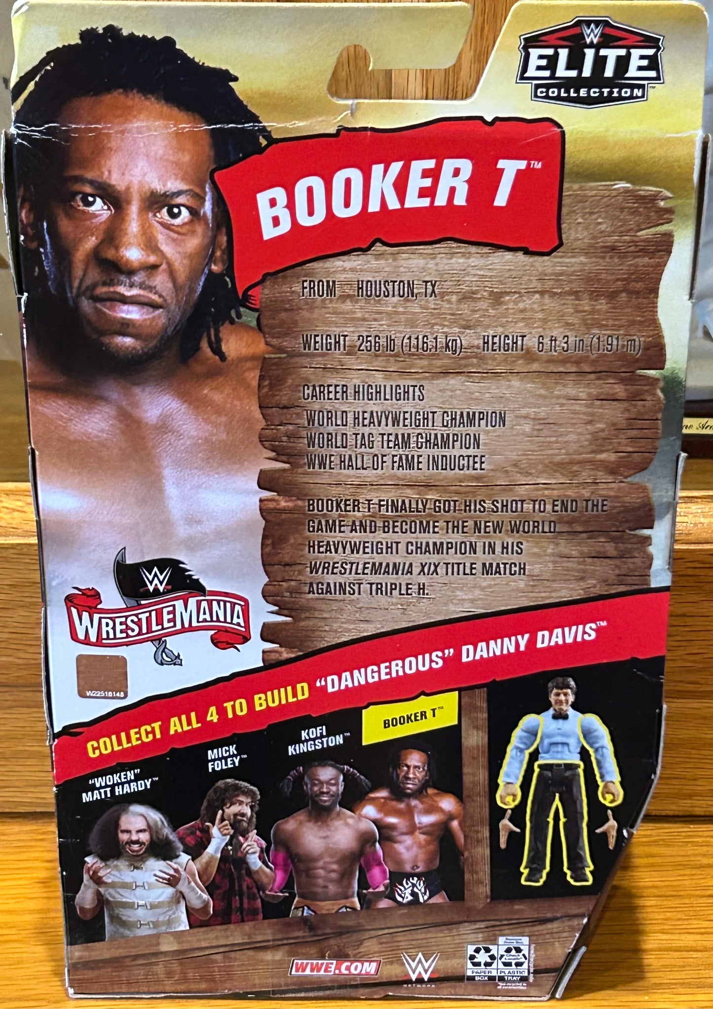 * Booker T WWE Wrestlemania Elite Action Figure (BAF Referee)