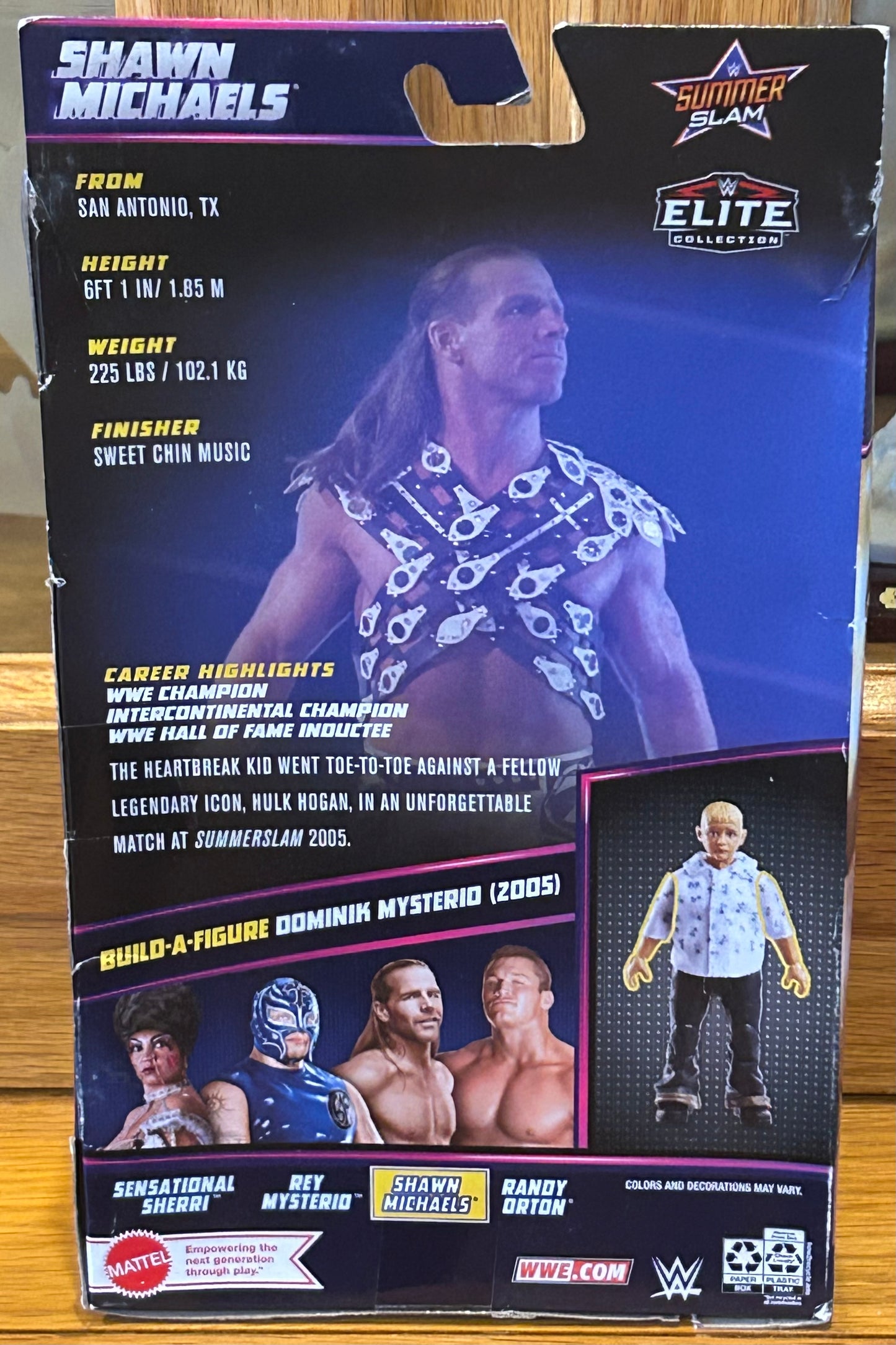 * Svawn Michaels WWE Summer Slam Elite Action Figure (BAF Dominik Mysterio)