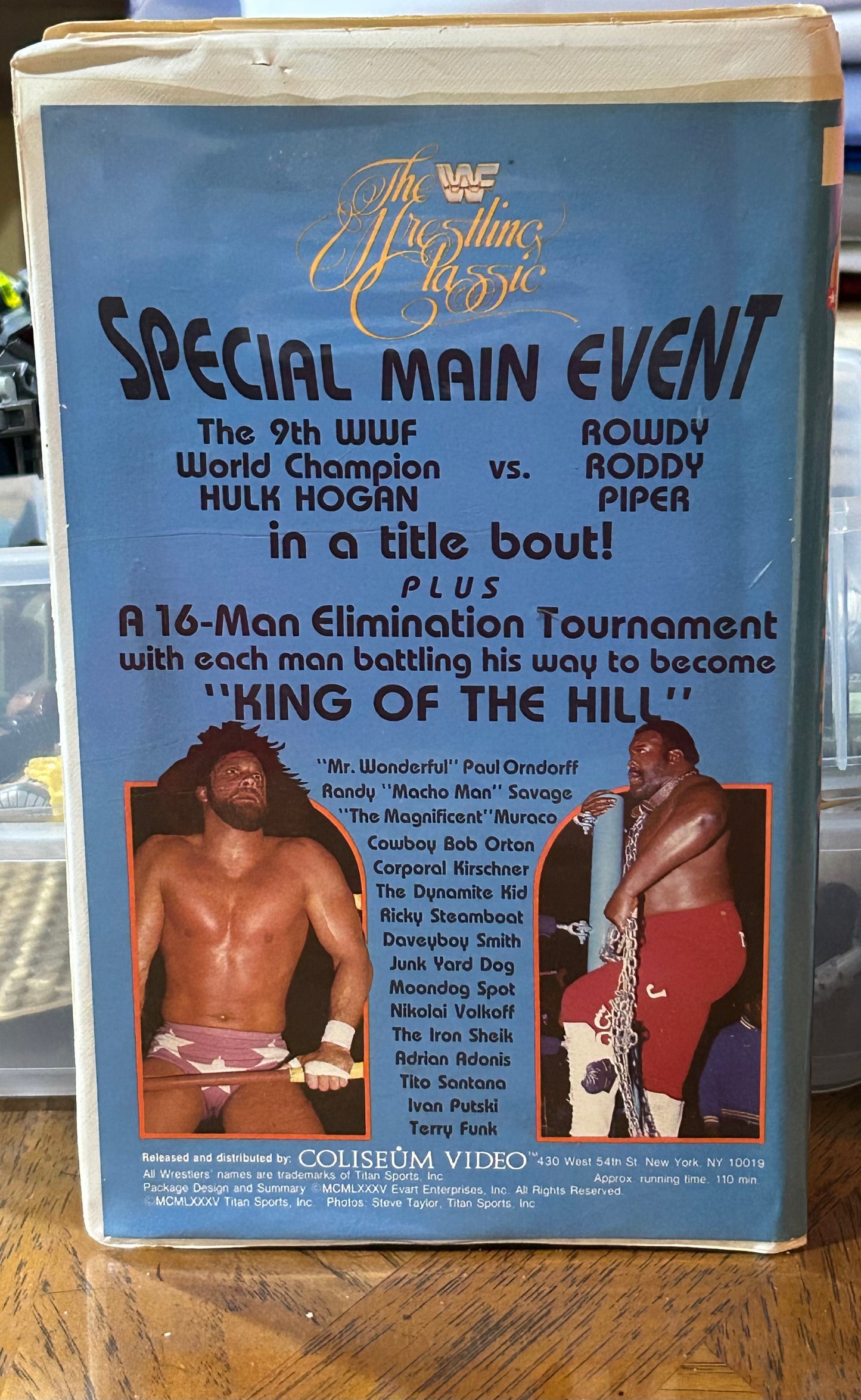 WWF WWE “The Wrestling Classic” VHS (Coliseum Video)