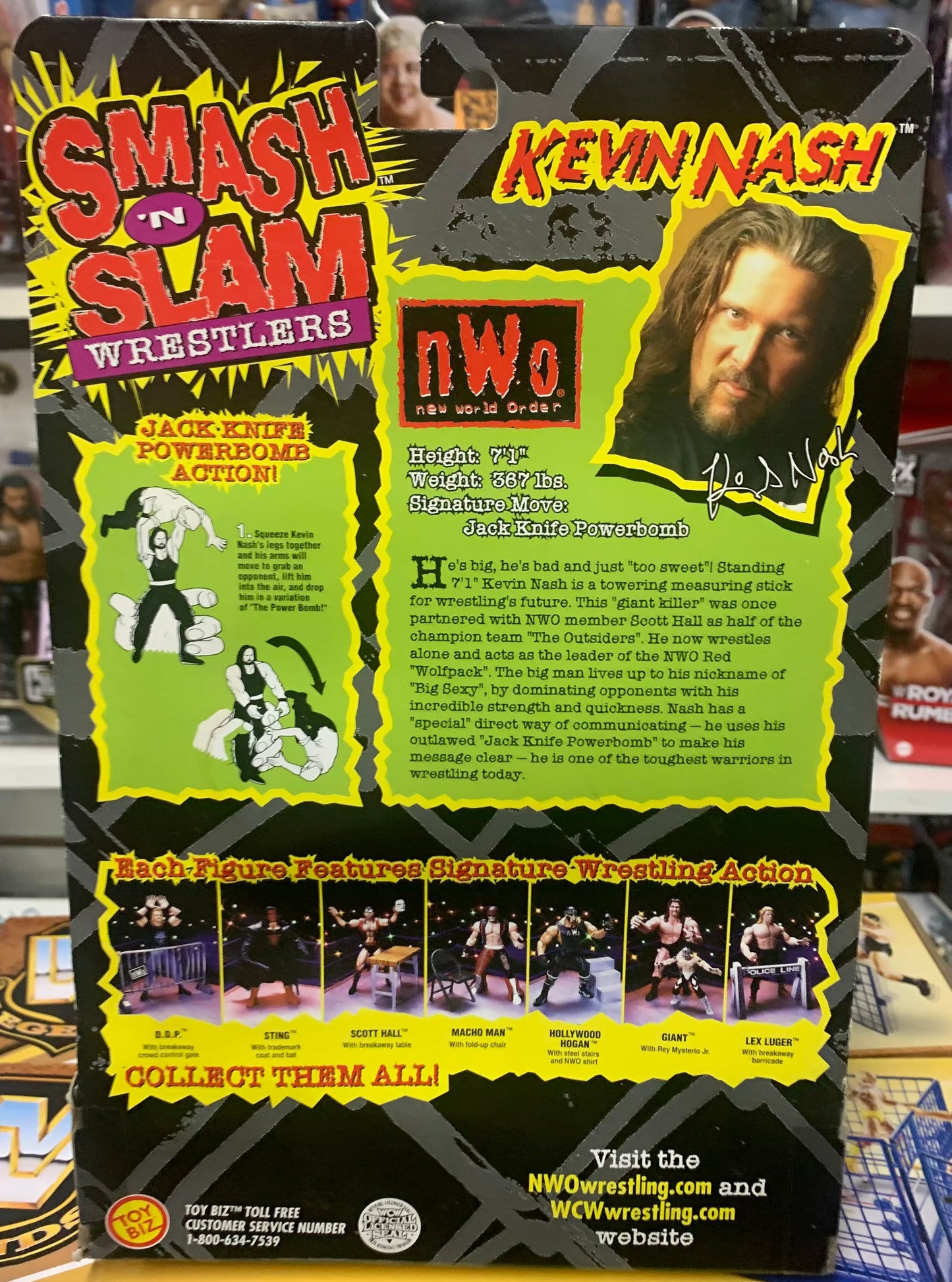 Kevin Nash WCW “Smash ‘n Slam” Action Figure