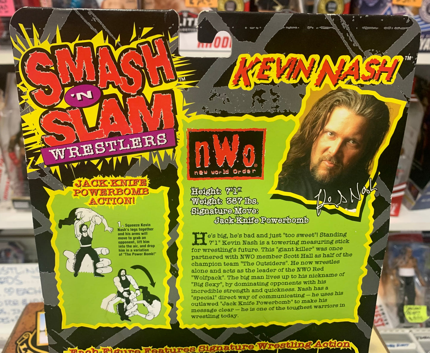 Kevin Nash WCW “Smash ‘n Slam” Action Figure