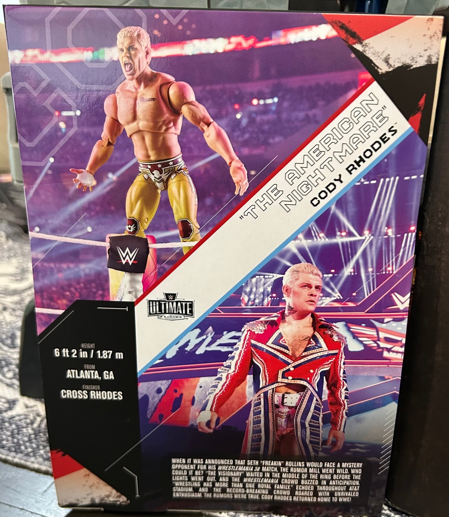 + Cody Rhodes WWE “Mattel Creations” Ultimate Edition (Sealed, Never Opened)