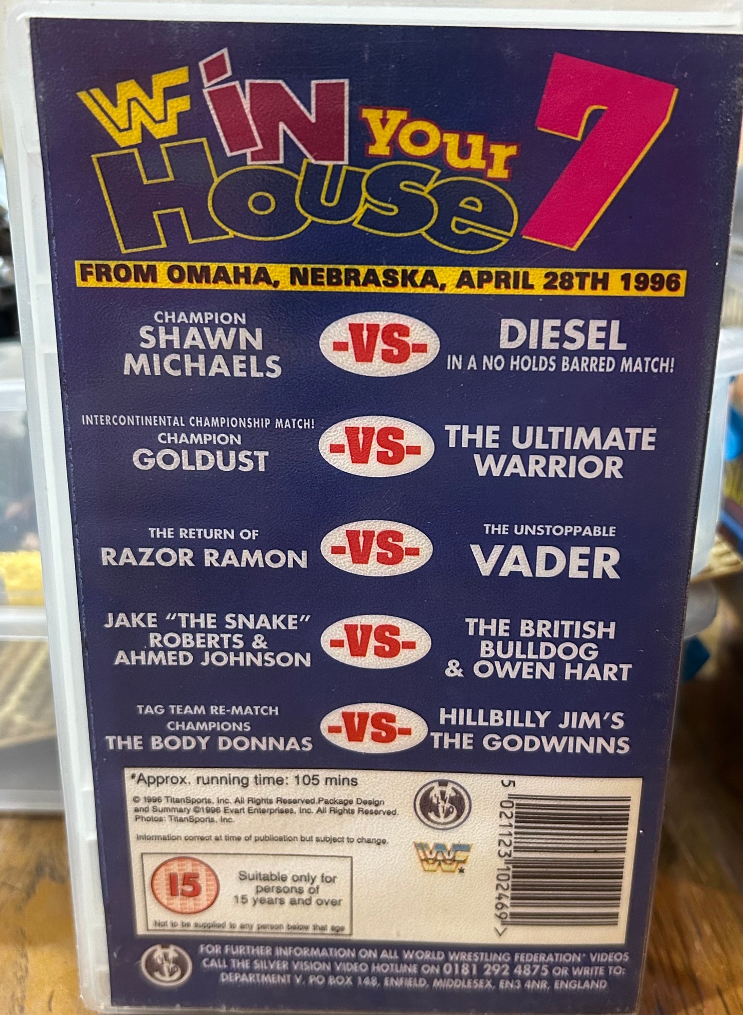 WWF WWE “In Your House Vol 7” VHS (Coliseum Video)