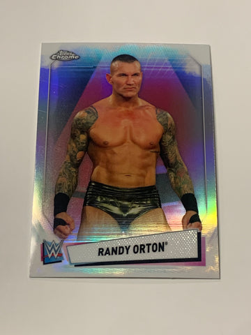 Randy Orton 2021 WWE Topps Chrome REFRACTOR Card