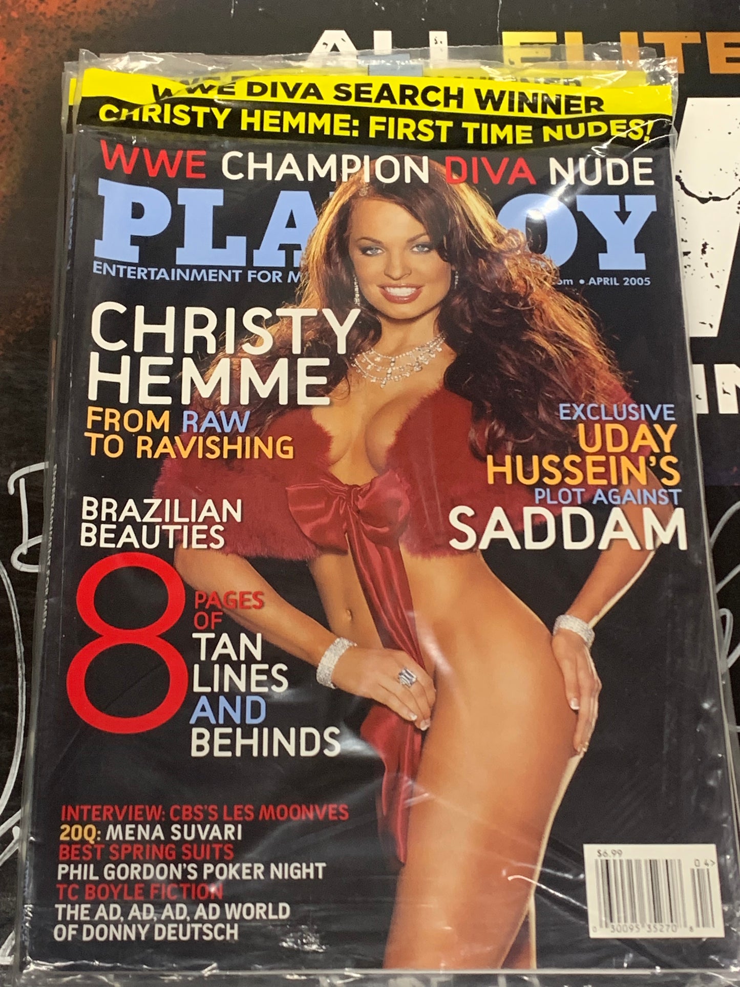 Sealed Playboy WWE CHRISTY HEMME (Brand New, Never Opened)