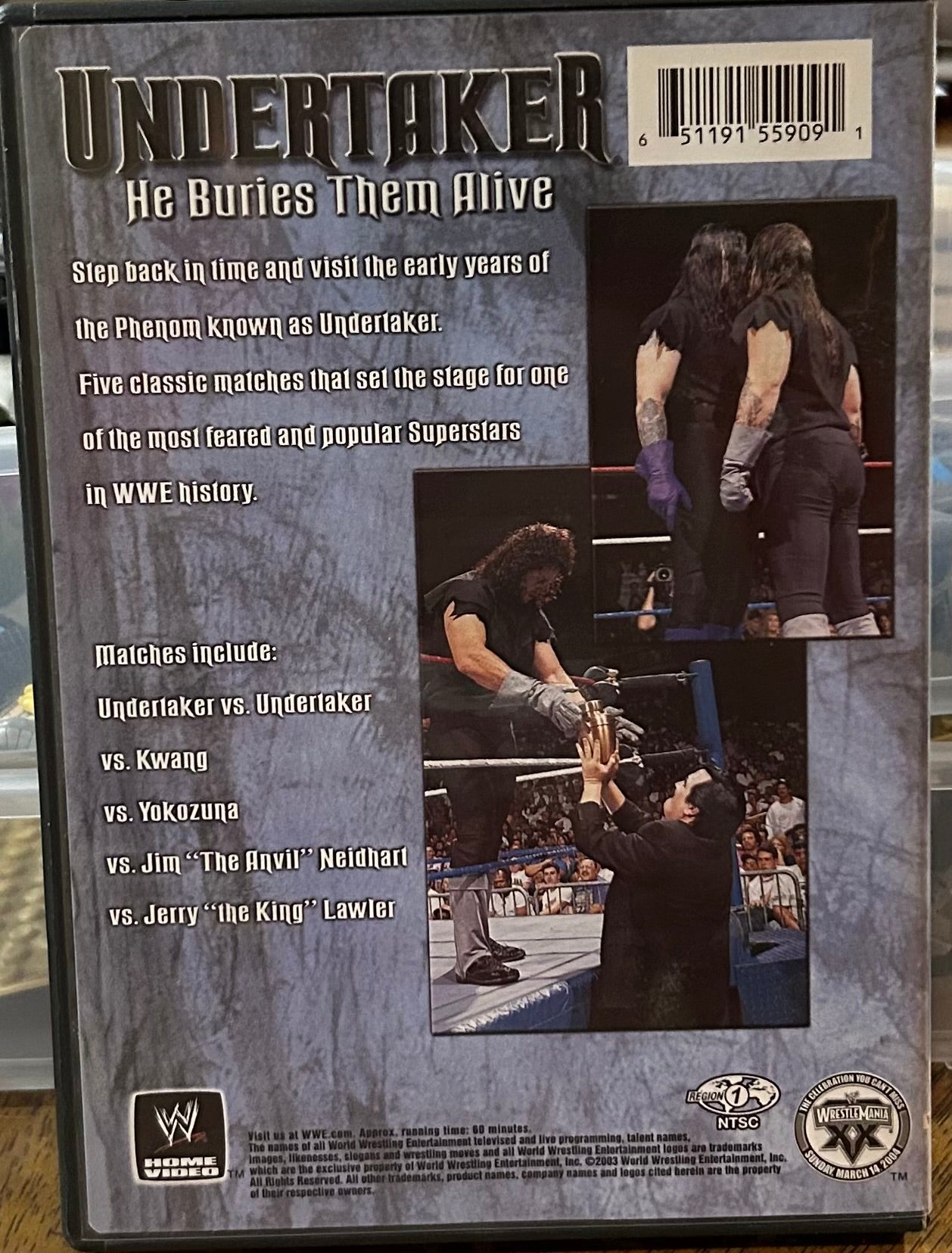 WWE “The Undertaker, He Buries Them Alive” DVD