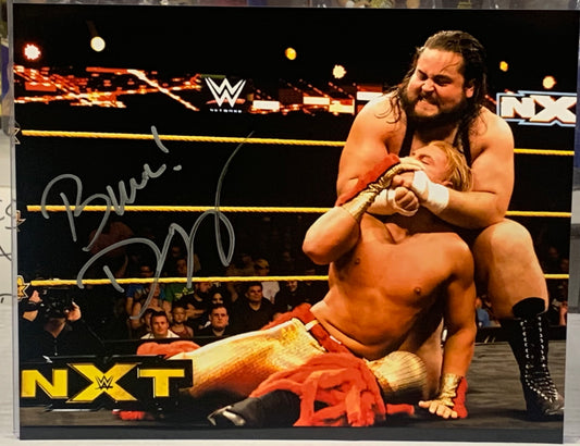 Bull Dempsy NXT WWE Signed 8x10 Color Photo