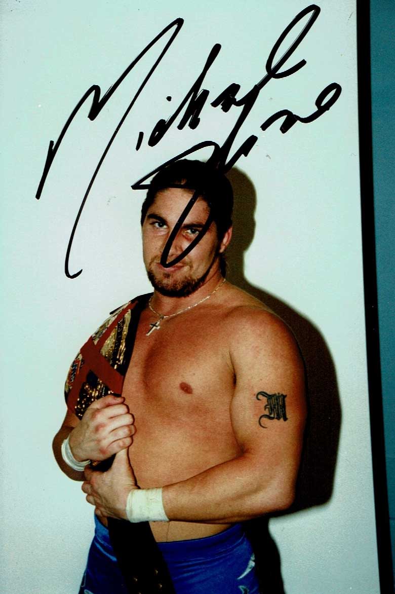 Michael Shane Pose 1 Signed Candid (4x6 Size) Photo COA