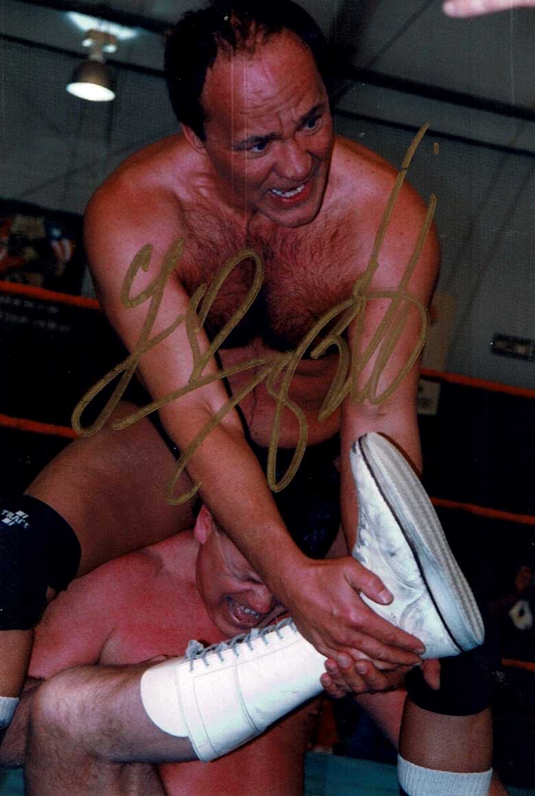 Larry Zbyszko Signed Candid (4x6 Size) Photo COA
