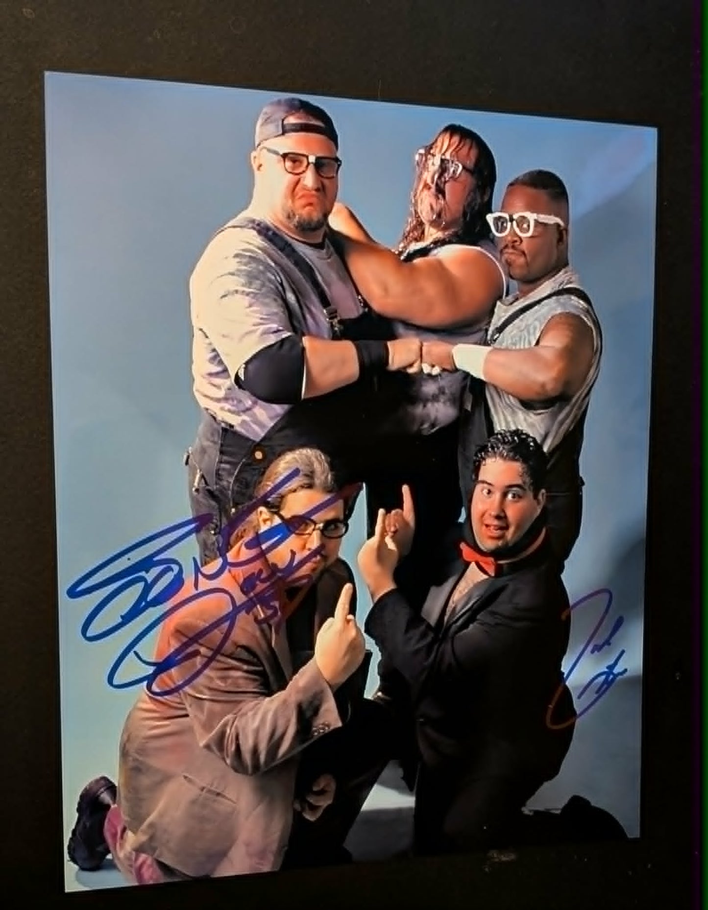 Sign Guy Dudley & Joel Gertner Dual Signed Classic ECW Photo COA