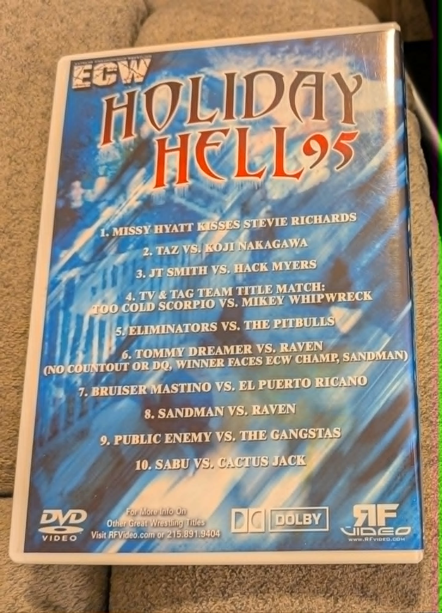 ECW Holiday Hell 95 DVD (Sabu Cactus Jack Taz)