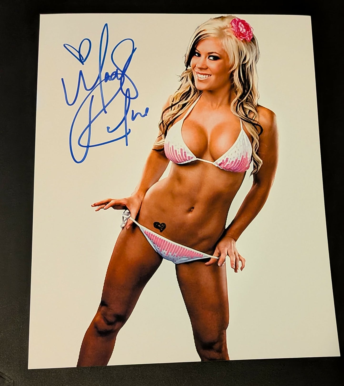 Madison Rayne Pose 6 Signed Photo COA