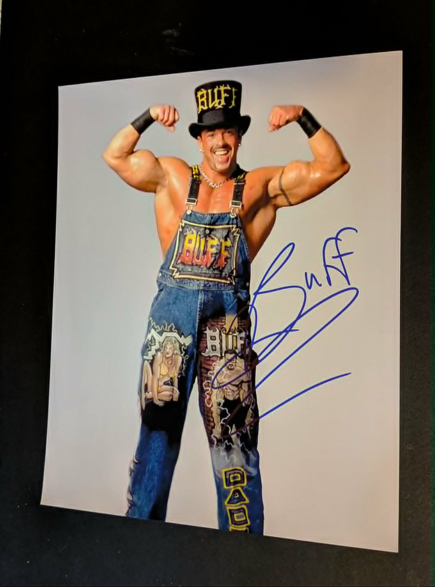 Marcus Buff Bagwell Pose 4 Signed Photo COA