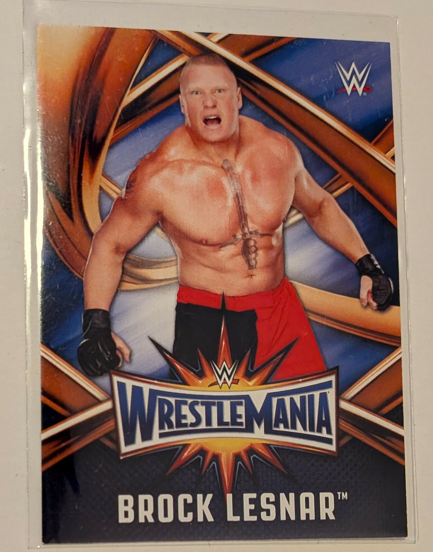 Brock Lesnar 2017 Topps WWE Road to WrestleMania 33 Roster #WMR-12