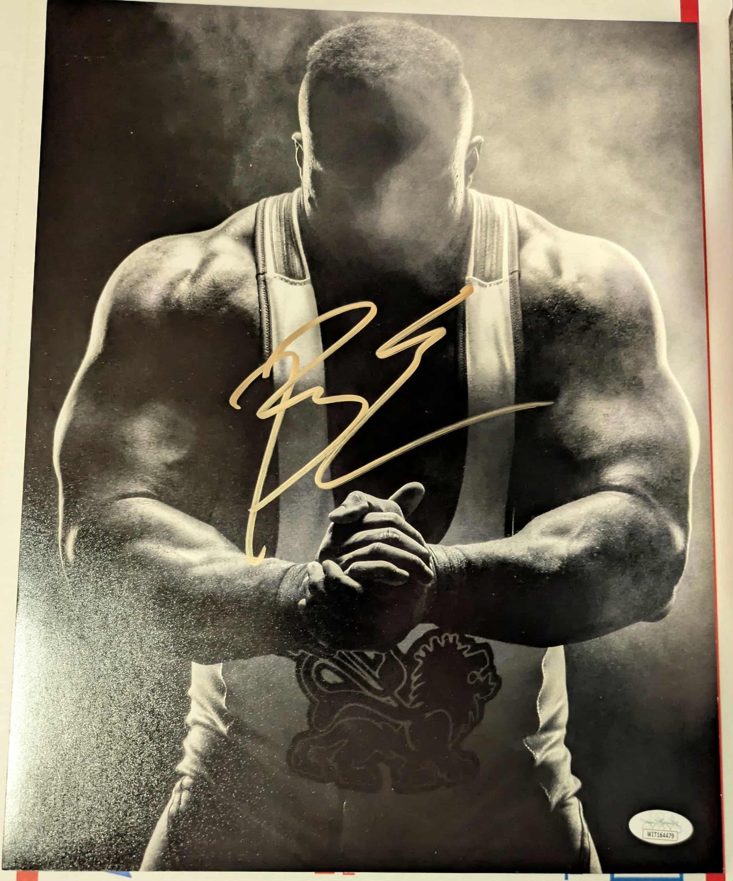 Big E Signed 11x14 Photo JSA