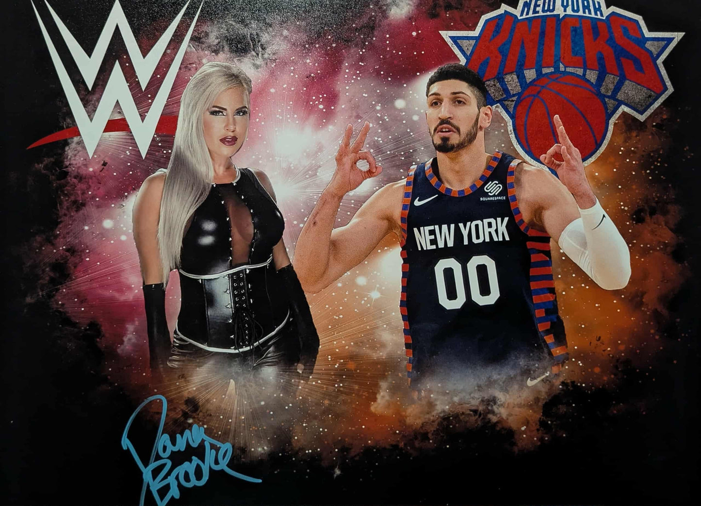 Dana Brooke Signed 11x14 Photo COA