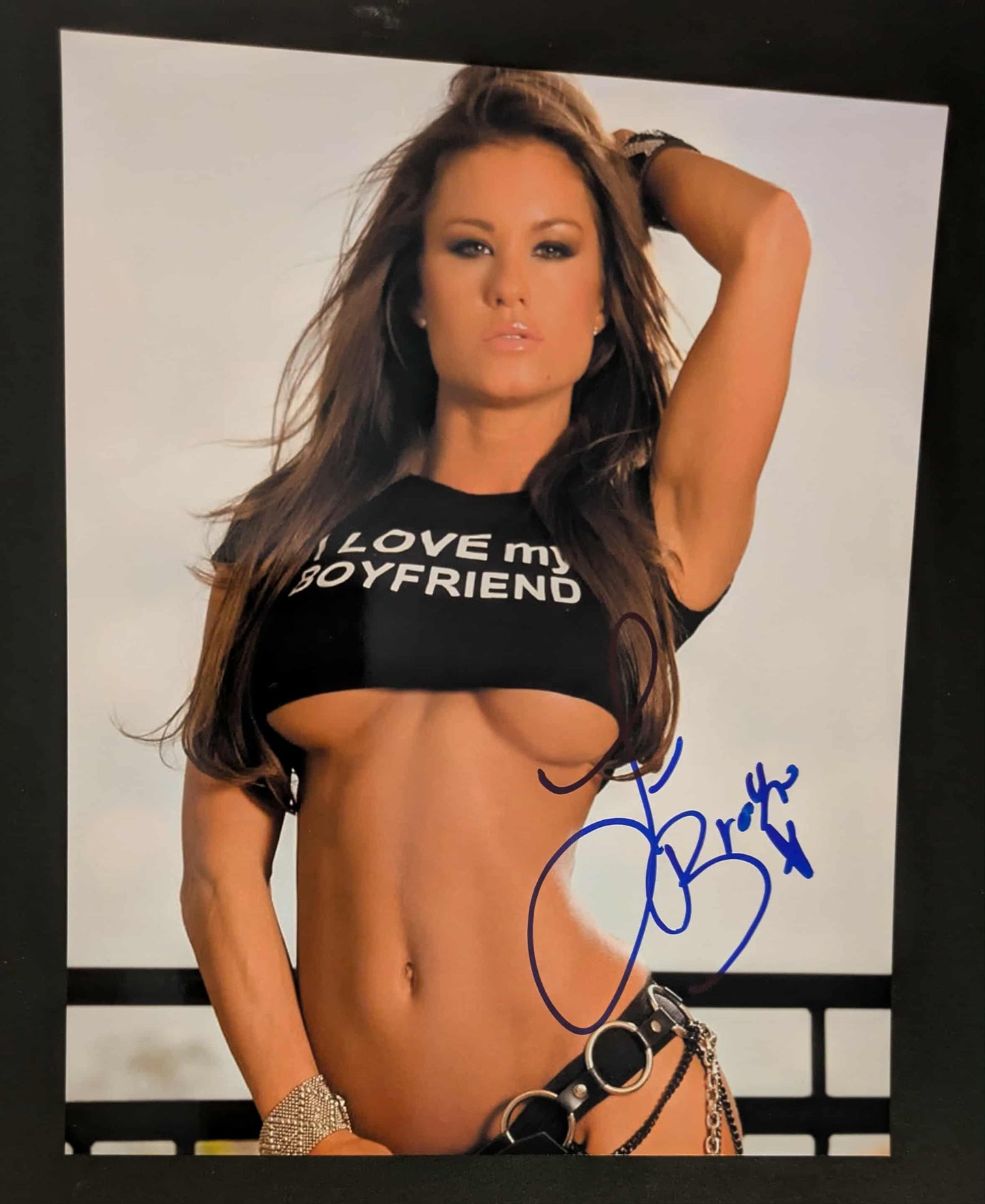 Miss Tessmacher Brooke Adams Pose 11 Signed Photo COA