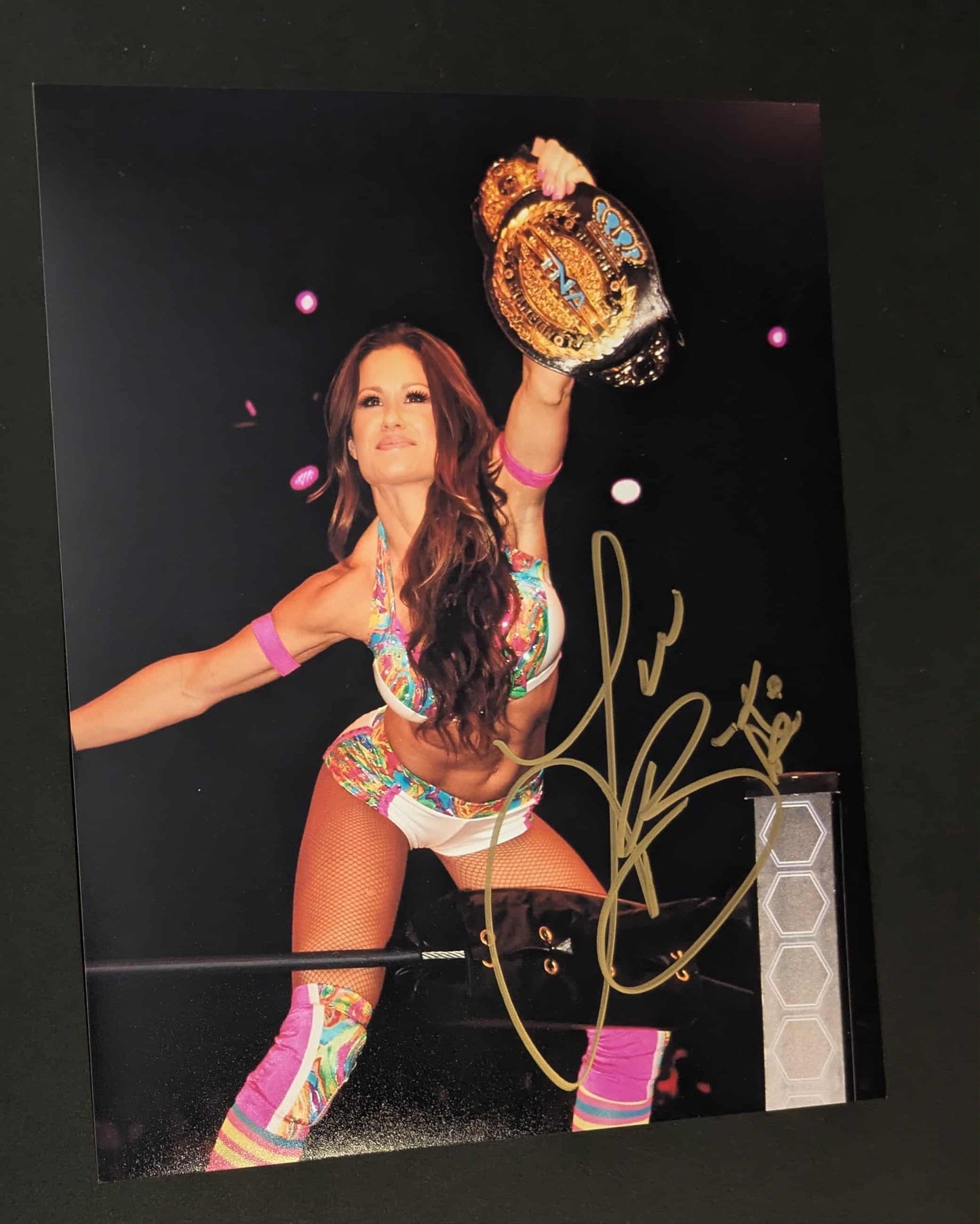 Miss Tessmacher Brooke Adams Pose 4 Signed Photo COA
