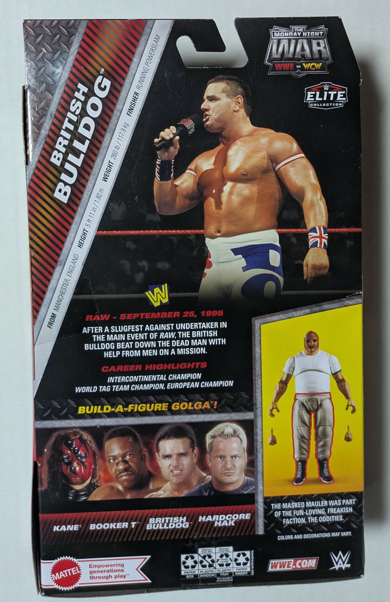 Holiday Special - WWE Elite Monday Night Wars Series 6 British Bulldog Action Figure w/ BAF