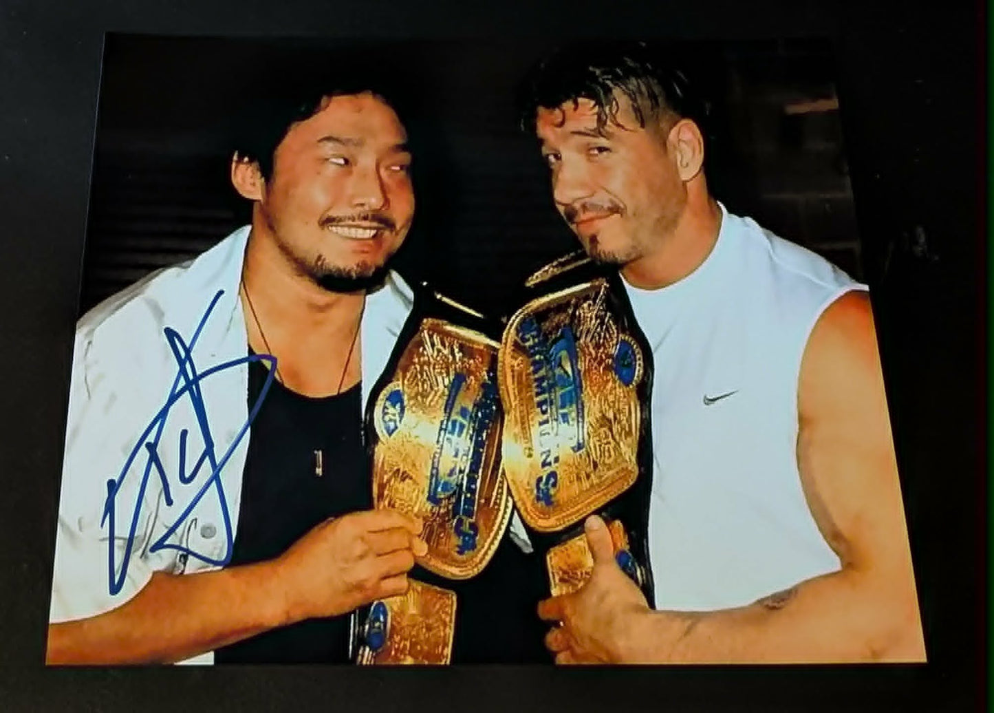 Tajiri Pose 3 Signed Photo COA