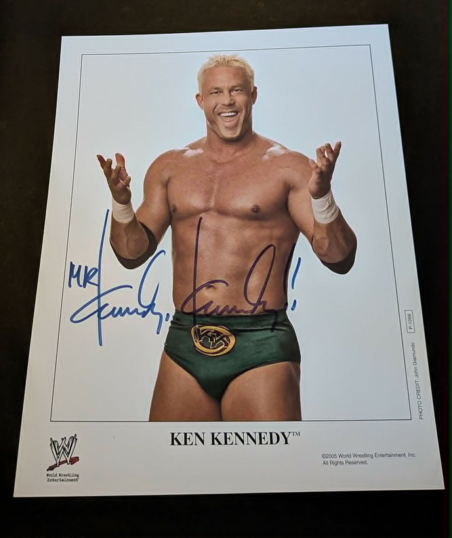 Ken Kennedy Official WWE Signed Promo 2005 Photo COA