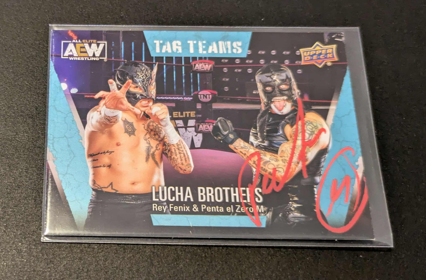 Penta Pentagon Jr Signed 2021 AEW Upper Deck COA